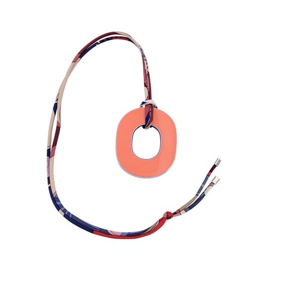Hermes Wood Necklace - Picture 1 of 4